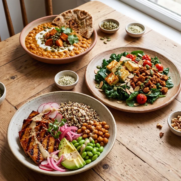 Easy High-Protein Vegetarian Dinner Recipes