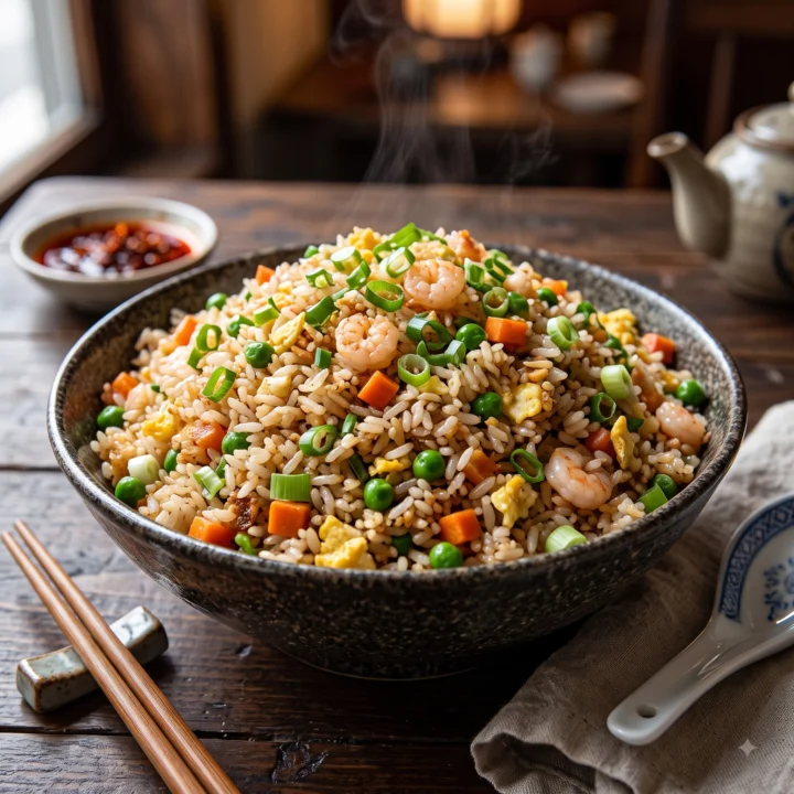 Simple Fried Rice Recipe with Basic Ingredients