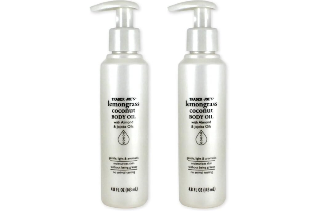 Trader Joe's Lemongrass Coconut Body Oil (with Almond & Jojoba)