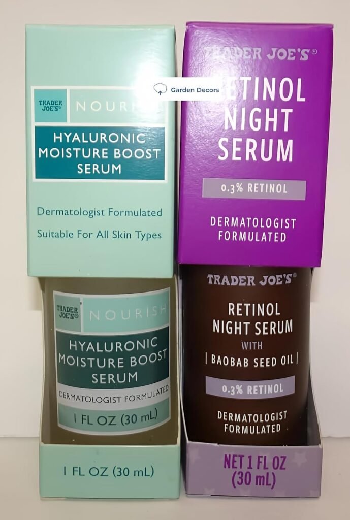 Trader Joe's Nourish Hyaluronic Moisture Boost + Retinol Night Serum (with Baobab Seed Oil)